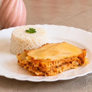 imagem do produto compo lasanha com arroz