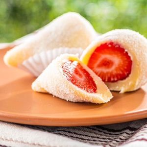 imagem do produto Coxinha de Morango - Leite Ninho 