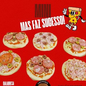 imagem do produto Mini pizza queijo com presunto