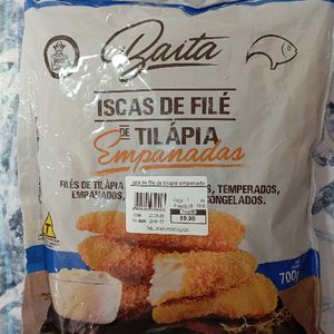 imagem do produto ISCA DE FILE DE TILÁPIA EMPANADO 700GR