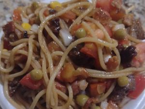 imagem do produto Macarrão na chapa (Juninho sabor que tiver na loja