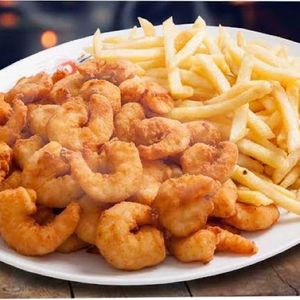 imagem do produto Camarão empanado c/ fritas