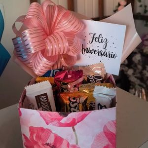 imagem do produto Mine cesta de chocolate  Rosa