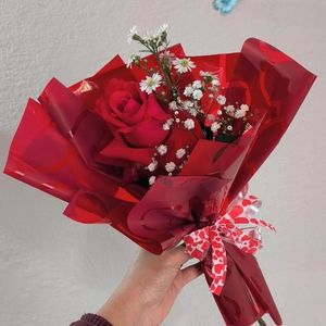 imagem do produto Rosa Solitária luxo - Vermelha 