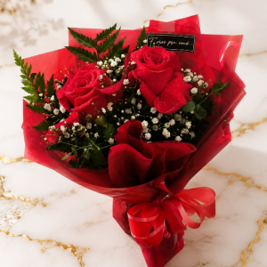 imagem do produto  Buquê 02 Rosas vermelhas  