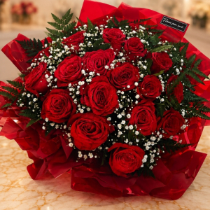 imagem do produto Buquê Red Collection - 20 rosas vermelhas 