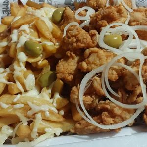 imagem do produto Porção De Tilapia 500g + Batata 1Kg +500g de frango+ Azeitona + Cebola