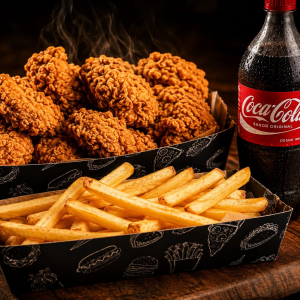 imagem do produto Frango Crocante M + Batata M + Coca 1l
