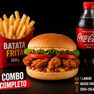 imagem do produto Combo Lanche + Batata 100g + Coca 220ml