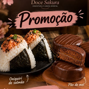 imagem do produto 1 Oniguiri Filadélfia + 1 Pão de mel