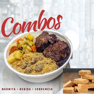 imagem do produto COMBO TRIPO = MARMITEX + COCA + SOBREMESA