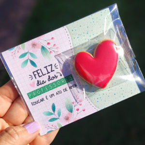 imagem do produto Card rosa -coração