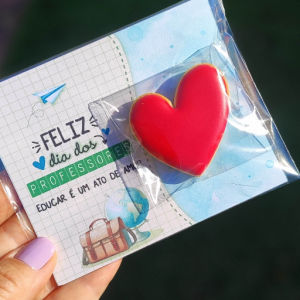 imagem do produto Card azul + coração