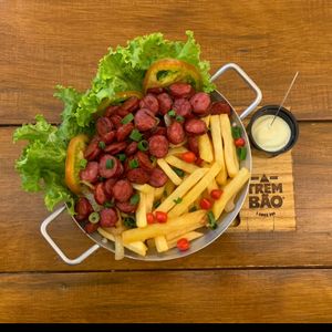imagem do produto Fritas + Linguiça Suína 