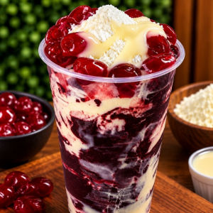 imagem do produto Açaí Cherry - açaí - leite em pó - leite condensado - cereja