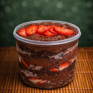 imagem do produto Mega malte 1L •Açaí  •creme de Ovomaltine 3 camadas  •Morango 3 camadas  •Nutella  2 camadas em baixo e em cima
