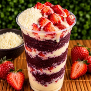 imagem do produto Ninho com morango - Açai - leite em po - leite condensado - morango