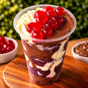imagem do produto Cherry Supreme - açaí , Nutella , cereja , creme ninho , leite em pó 