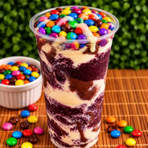 imagem do produto Açaí confete - açaí - leite em pó - leite condensado - confete