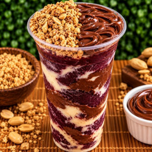 imagem do produto Açaitella Açaí - Nutella - Paçoquinha - Leite em pó - Leite condensado