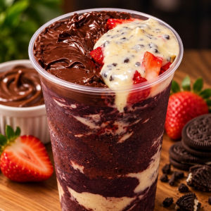 imagem do produto Cookies e Nutella •Açaí •Creme de cookies •Nutella •Morango