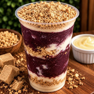 imagem do produto Rei paçoca - Açaí - leite em pó - paçoquinha e leite condensado