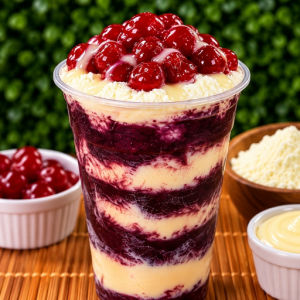imagem do produto Cherry Ninho - Açaí - leite em pó - leite condensado - cereja - creme ninho