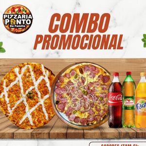 imagem do produto Combo 2 pizzas e um refrigerante