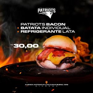 imagem do produto Combo patriots bacon +batata +refrigerante