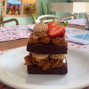 imagem do produto Brownie recheado com doce de leite 