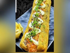 imagem do produto Big hot roll salmão cru