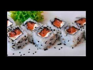 imagem do produto Uramaki de salmão cru 08 unidades