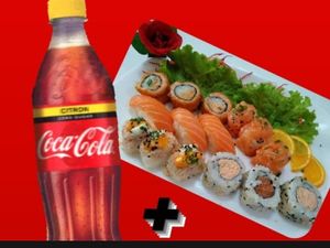 imagem do produto Sushi 15 unidades com com coca 600 ml