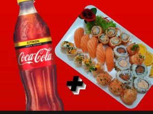 imagem do produto Sushi  25 unidades com coca cola 600 ml