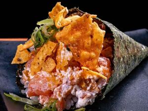 imagem do produto Temaki salmao cru com Doritos