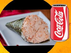 imagem do produto Temaki salmao grelhado + coca cola  350 ml
