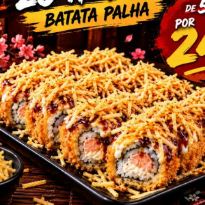 imagem do produto  20 Hot roll batata palha 