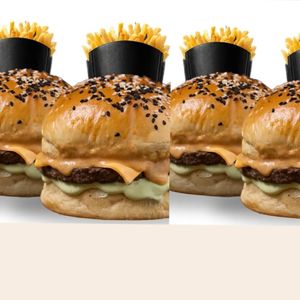 imagem do produto Combo - 4 Mr. Simplão + Fritas