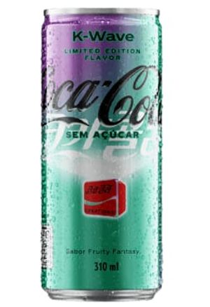 imagem do produto Refrigerante Fruity Fantasy Sem Açúcar K-wave Creations Coca-Cola 310ml