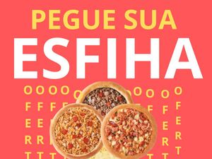 imagem do produto Promoçao Da Semana : Escolha O Sabor Da Sua Esfiha Com Desconto