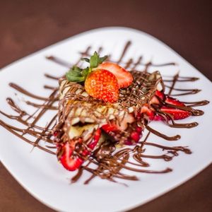 imagem do produto Crepe de Nutella e morango 