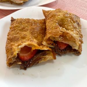 imagem do produto Pastel de Nutella e morango 