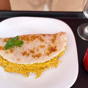 imagem do produto Tapioca cremosa de frango com crosta de queijo 