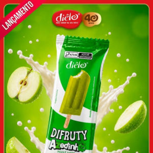 imagem do produto Picolé Difruty Azedinho - Maçã Verde e Nata