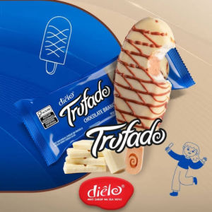 imagem do produto Picolé Trufado Chocolate Branco 