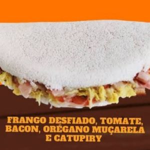 imagem do produto **Mussarela, Catupiry, frango, brócolis, tomate e orégano 