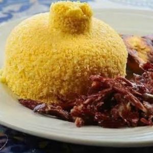 imagem do produto Cuscuz com carne seca e banana da terra