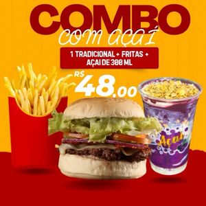 imagem do produto Tradicional + Açaí 300 Ml 