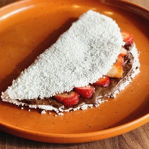 imagem do produto TAPIOCA DE NUTELLA + MORANGO 🍓 