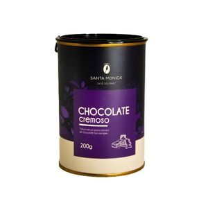 imagem do produto LATA 200g CHOCOLATE CREMOSO SANTA MÔNICA 